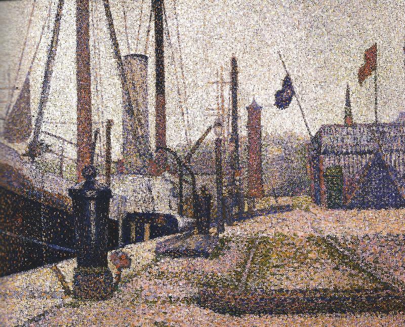 Georges Seurat The Maria at Honfleur oil painting picture